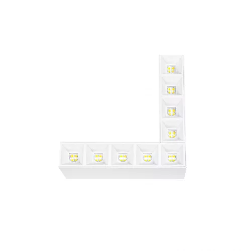 ALLDAY INSPIRE ELEMENTS L DARK LIGHT Lineáris lámpa, 8W, 50°, IP20, szabályozható, Természetes fehér, fehér, 5 év garancia WOJP07172 SpectrumLED