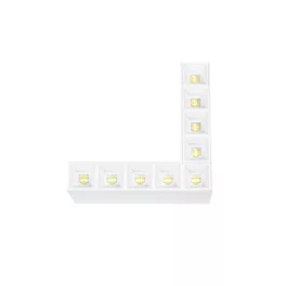   ALLDAY INSPIRE ELEMENTS L DARK LIGHT Lineáris lámpa, 8W, 50°, IP20, Szabályozható színhőmérséklet, fehér, 5 év garancia WOJP07183 SpectrumLED
