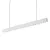ALLDAY INSPIRE ONE DARK LIGHT Lineáris lámpa, 30W, 80°, IP20, szabályozható, Meleg fehér, fehér, 5 év garancia WOJP07636 SpectrumLED