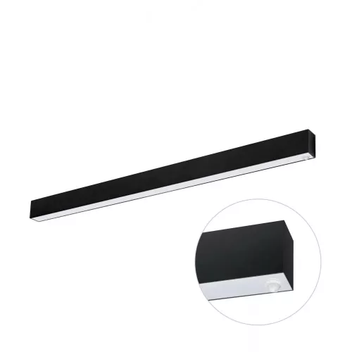ALLDAY GO Lineáris lámpa, 36W, 115°, IP20, Természetes fehér, fekete WOJP07771 SpectrumLED