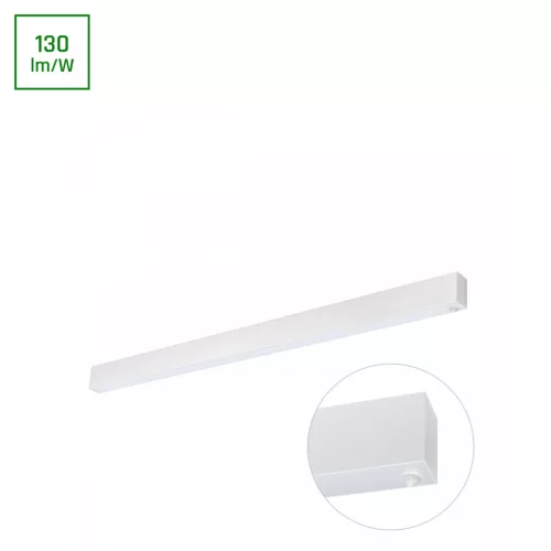 ALLDAY GO Lineáris lámpa, 36W, 115°, IP20, mozgásérzékelős, Meleg fehér, fehér WOJP07923 SpectrumLED