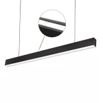 [OUTLET] ALLDAY INSPIRE TWO SIDES Lineáris lámpa, 76W, 115°, IP20, Szabályozható színhőmérséklet, fekete, 5 év garancia WOJP08233 SpectrumLED