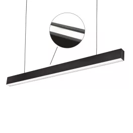   [OUTLET] ALLDAY INSPIRE TWO SIDES Lineáris lámpa, 76W, 115°, IP20, Szabályozható színhőmérséklet, fekete, 5 év garancia WOJP08233 SpectrumLED