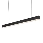[OUTLET] ALLDAY INSPIRE TWO SIDES Lineáris lámpa, 76W, 115°, IP20, Szabályozható színhőmérséklet, fekete, 5 év garancia WOJP08234 SpectrumLED
