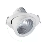 SAL SILENA 2 840 27W 230V 50DEG WHITE WITH EMERGENCY MODULE