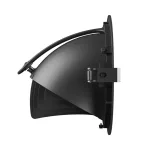 SAL SILENA 2 840 19W 230V 50DEG BLACK WITH EMERGENCY MODULE