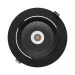 SAL SILENA 2 830 27W 230V 50DEG BLACK WITH EMERGENCY MODULE