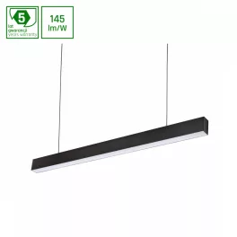   ALLDAY INSPIRE ONE Lineáris lámpa, 46W, 115°, IP20, mozgásérzékelős, Természetes fehér, fekete, 5 év  garancia WOJP09772 SpectrumLED