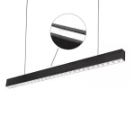 ALLDAY INSPIRE TWO SIDES DARK LIGHT Lineáris lámpa, 63W, 80°, IP20, Meleg fehér, fekete, 5 év garancia WOJP09784 SpectrumLED