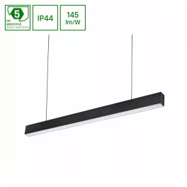   ALLDAY INSPIRE ONE Lineáris lámpa, 9W, 115°, IP44, Természetes fehér, fekete, 5 év garancia WOJP09834 SpectrumLED
