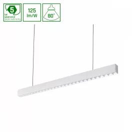   ALLDAY INSPIRE ONE DARK LIGHT Lineáris lámpa, 30W, 80°, IP20, Meleg fehér, fehér, 5 év garancia WOJP10579 SpectrumLED