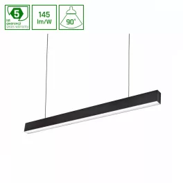   ALLDAY INSPIRE ONE Lineáris lámpa, 23W, 90°, IP20, Természetes fehér, fekete, 5 év garancia WOJP11275 SpectrumLED