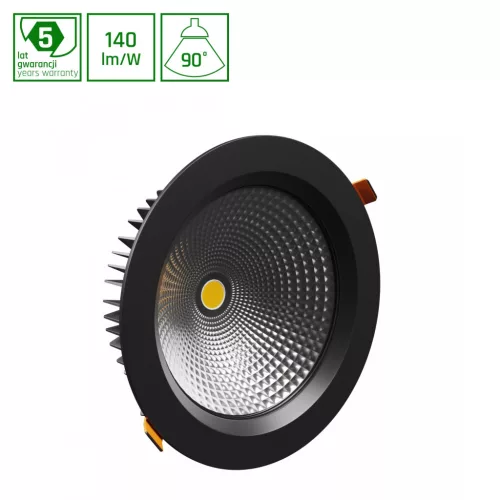 CEL VIRGA 2 840 27W 230V 90deg Black MESH