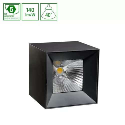CEL ZOSMA 4 840 27W 230V 40deg Black MESH