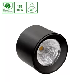 CEL ZOSMA 3 ROUND 840 14W 230V 40DEG Black TO HANG