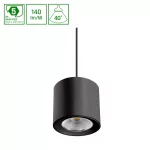 CEL ZOSMA 3 ROUND 840 27W 230V 40st Black DIM SUSPENDED ROUND BASE