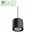 CEL ZOSMA 3 ROUND 840 27W 230V 40st Black DIM SUSPENDED ROUND BASE