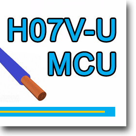 H07V-U Töm rézvezeték PVC MCU