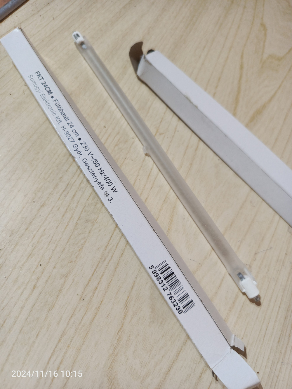 Fűtőbetét, 24 cm, 400W, FKT_24CM
